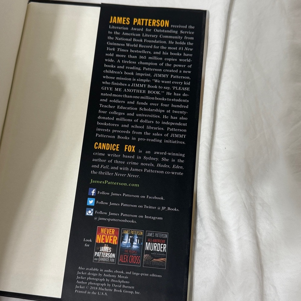 “Fifty Fifty” Hardcover & “Cajun Justice” Paperback Book Set by James Patterson - Picture 12 of 16